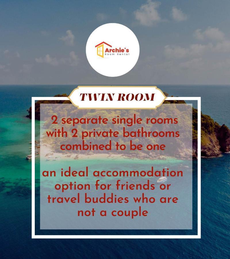 Archie'S Budget Twin Room Rental San Vicente (Palawan) Exterior foto